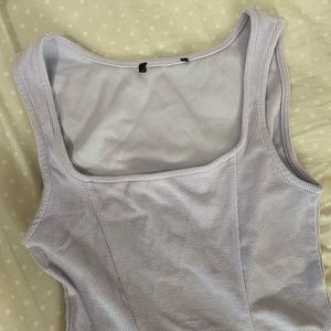 lavender tank bodysuit